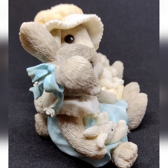 1995 Enesco My Blushing Bunnies "I'm Blessed To Have A Friend Like You" Figurine - Picture 3 of 10